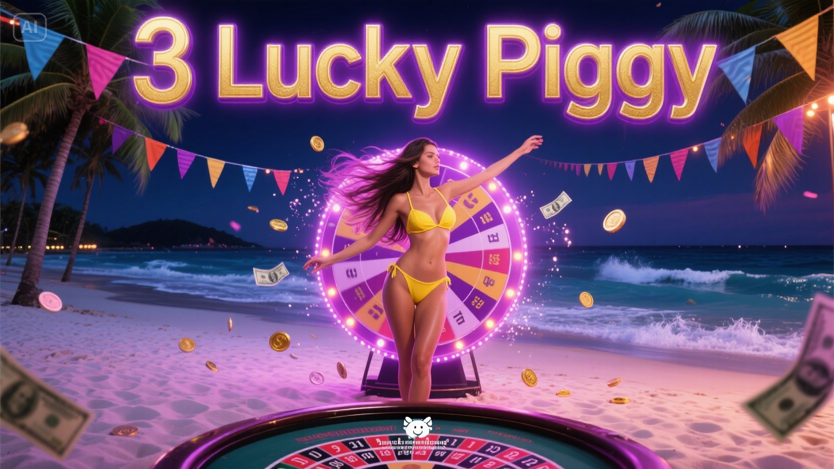 3 Lucky Piggy